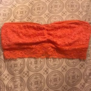 Coral orange bandeau